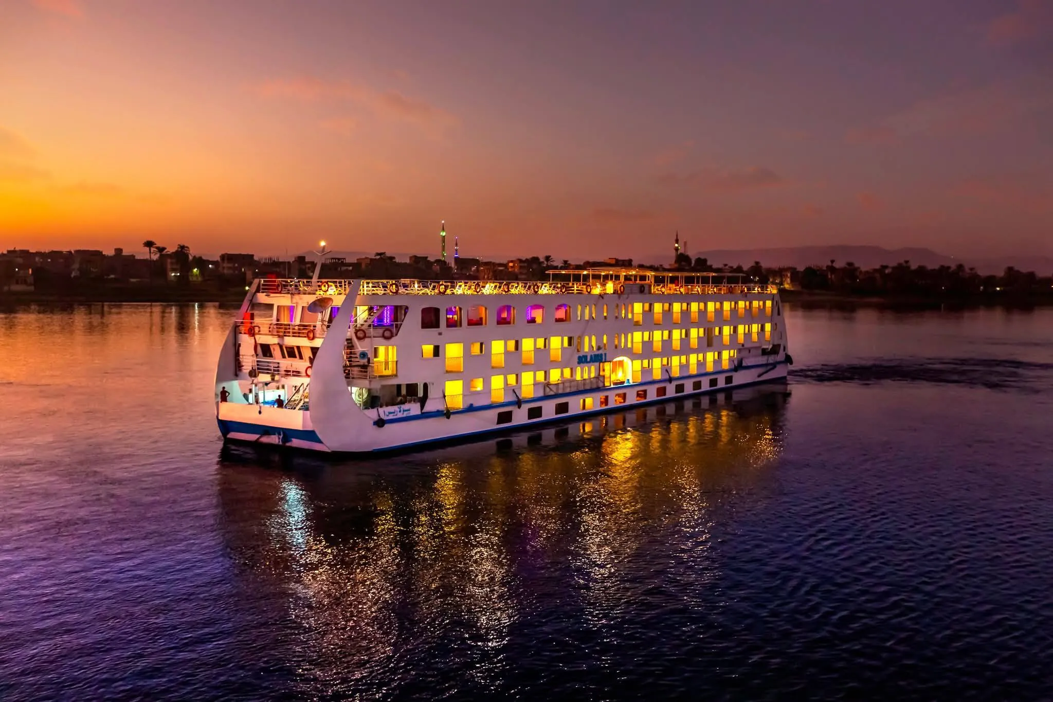 Exterior view of the HS Solaris II Nile Cruise Nile cruise ship